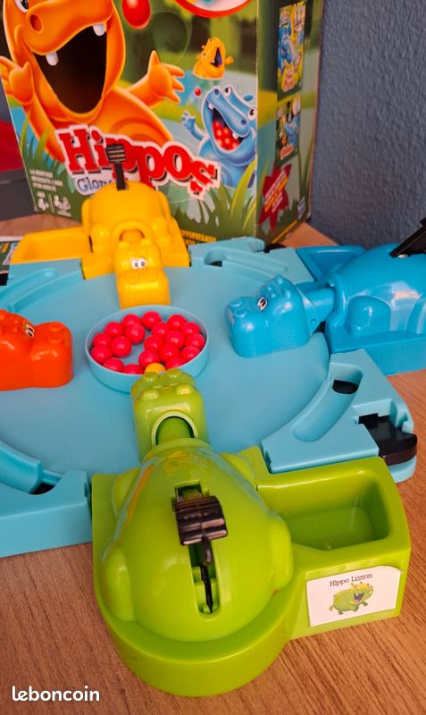 Jeu de société enfants HIPPOS GLOUTONS 4ans+ HASBRO Complet Très bon état (image 7)