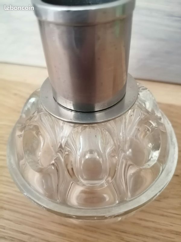 Ancien bougeoir pique fleurs cristal de Reims (image 2)