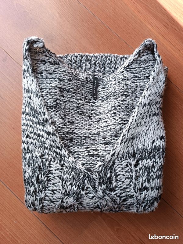 Pull Naf Naf mi saison col V (image 4)