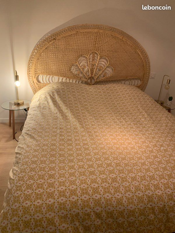 Tête de lit ronde rotin/bambou - La Redoute Recollection - 160cm (image 3)