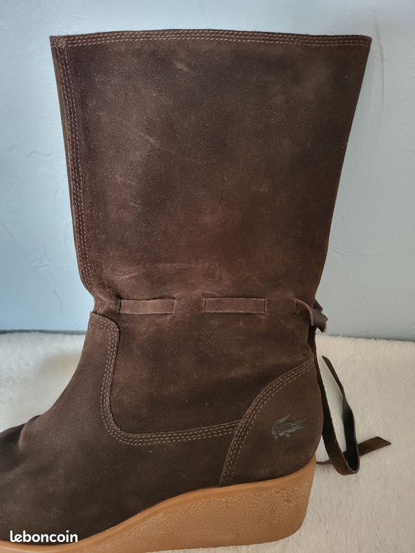 Bottes marron Lacoste - Pointure 37,5 (image 8)