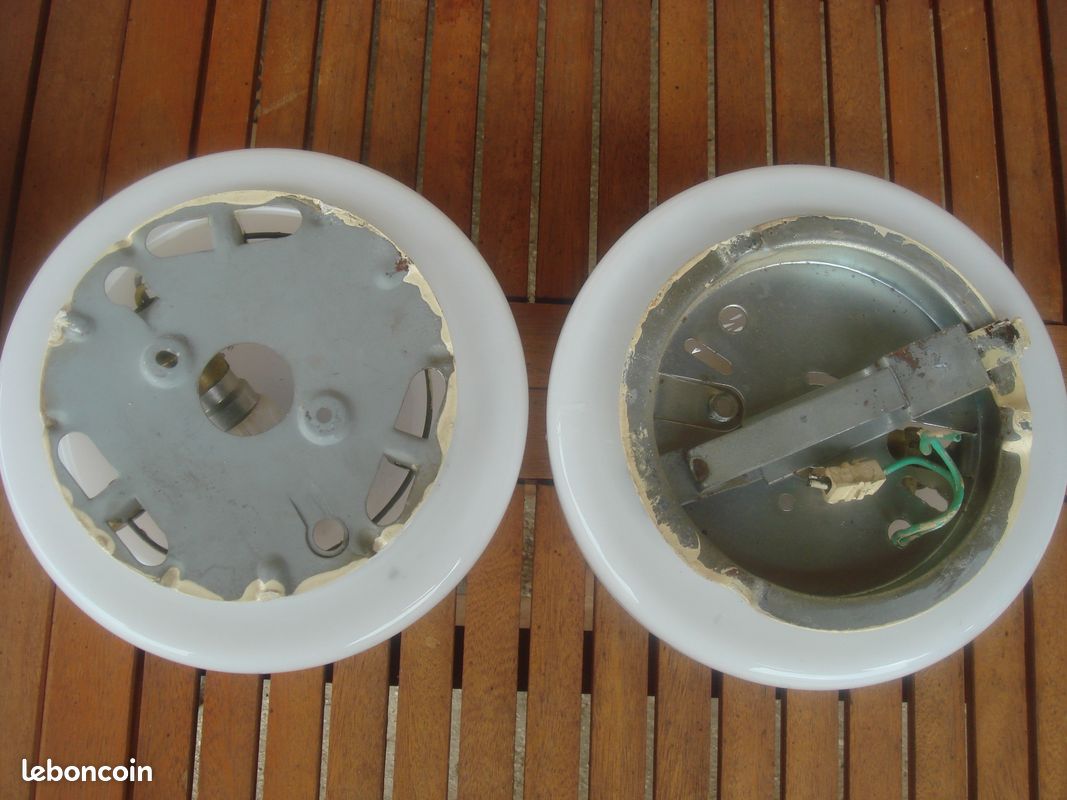Plafonniers opaline vintage (image 2)