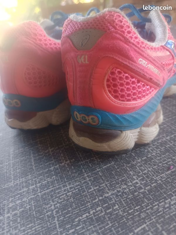 Buy Asics Asics Gel Nimbus 13 Femme Rouge Basket Femme Asics IGS