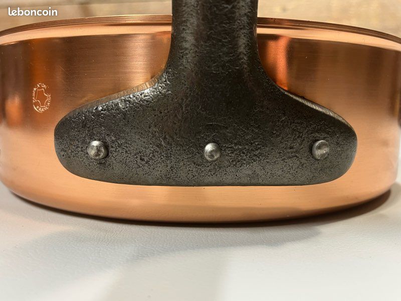 Sauteuse Baumalu cuivre massif Ø 28 cm (image 8)