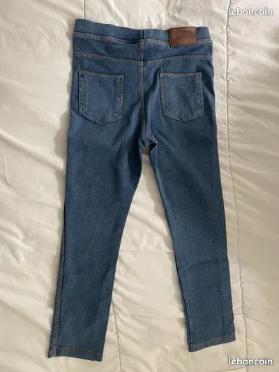 Jegging legging en jean marque Zara taille 6 ans excellent état (image 4)