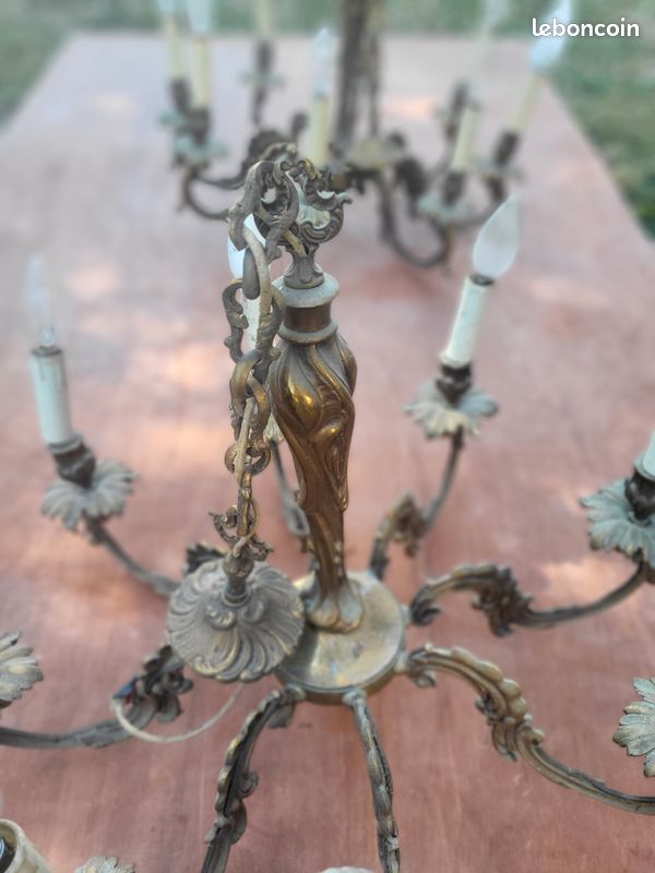 Magnifique lustre ancien (image 3)