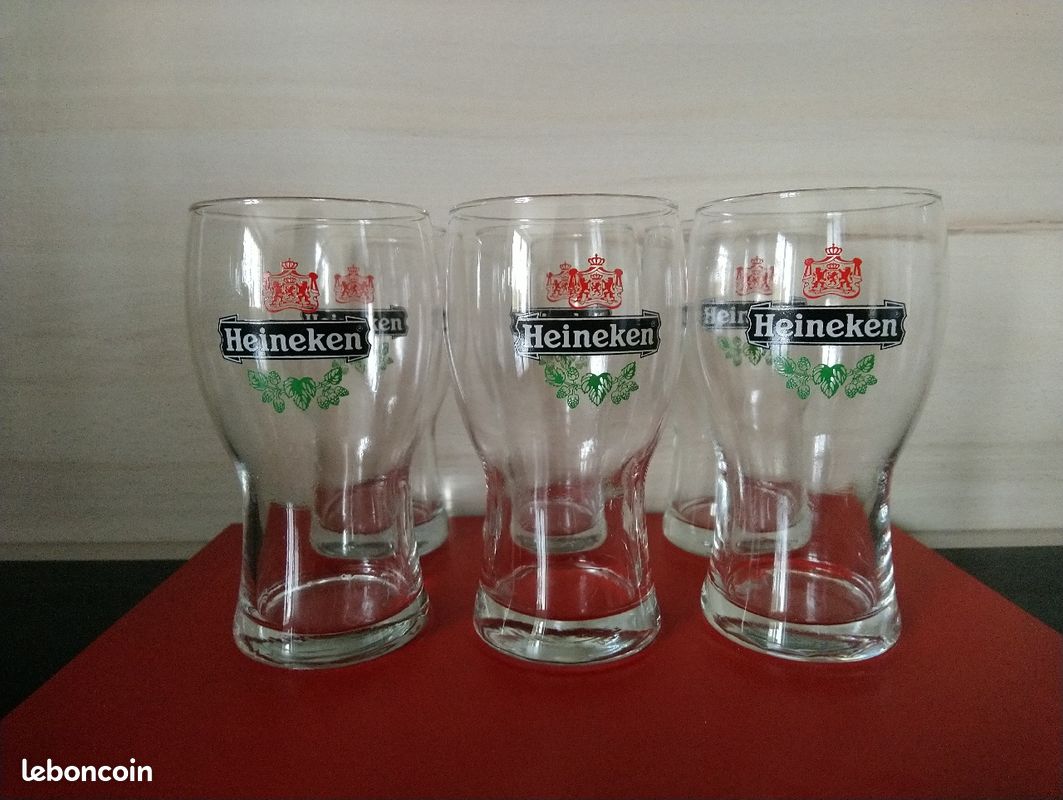 6 verres heineken 25cl (image 1)