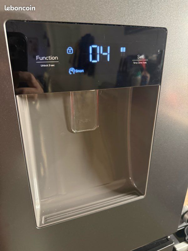 Réfrigérateur américain TCL combiné + congélateur - Électroménager