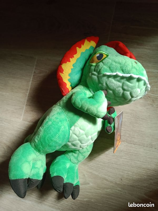 Peluche dinosaure dilophosaure - Le T rex francais