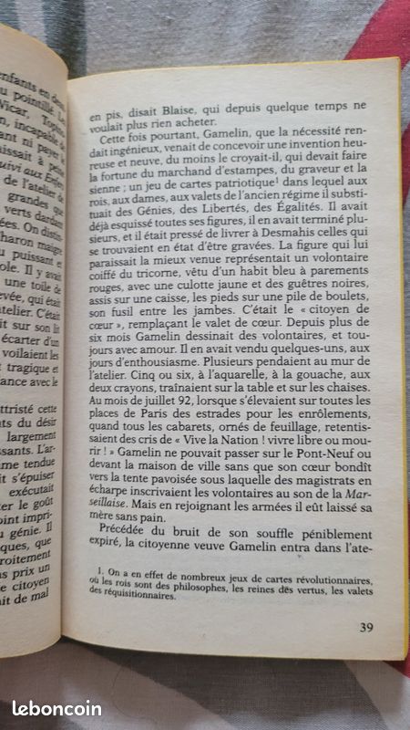 Livre les Dieux ont soif d'anatomie France (image 4)