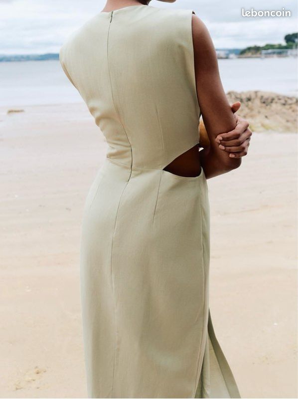 Robe vintage à imprimé géométrique Marcelle Griffon - 50 - Femme