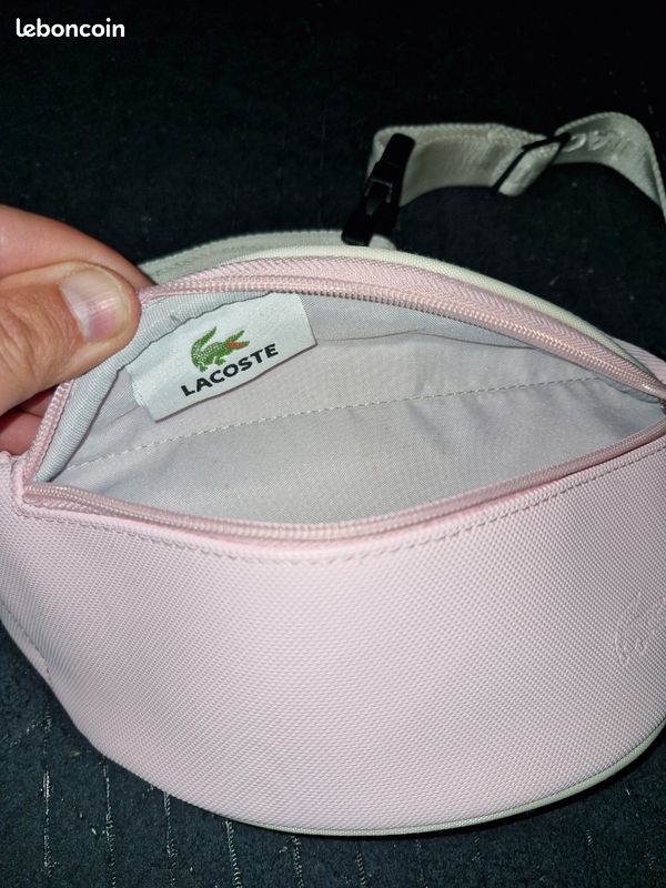 Banane Lacoste excellent état rose Accessoires Bagagerie