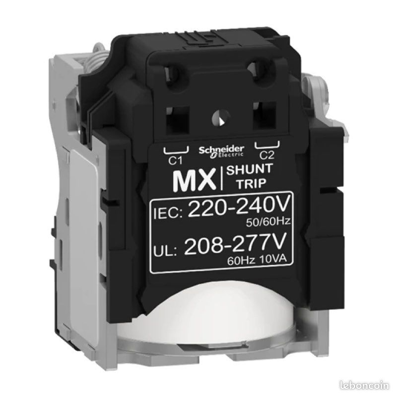 Bobine MX 220-240 V 50/60 Hz – 208-277 V 60 Hz – Accessoire disjoncteur NSX100-630 – LV429387 – Neuve (image 1)