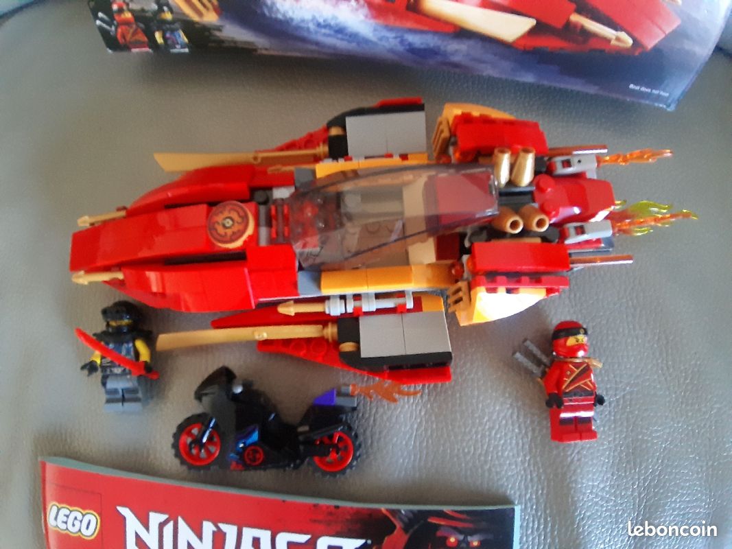 Lego ninjago 70638 de 7 à 14 ans bateau kai et luke masters of spinjitzu complet (image 8)