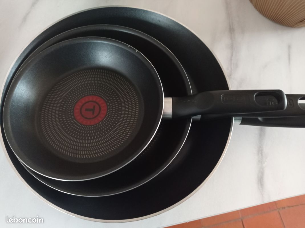 Lot de 3 poêles Tefal (image 1)