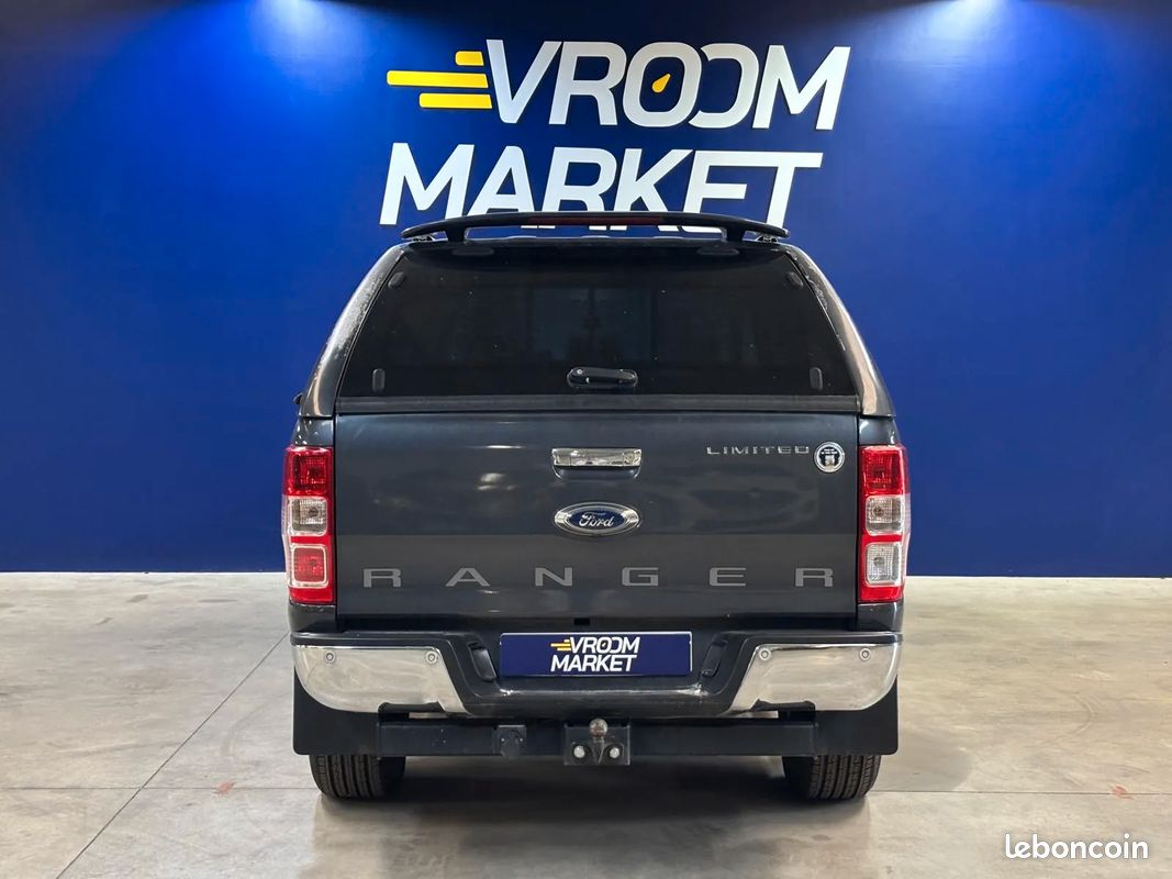FORD Ranger 3.2 D 200ch LIMITED - 2015 - CarPlay - Suivi complet - Caméra de recul - Attelage - Sièges Chauffants (image 4)
