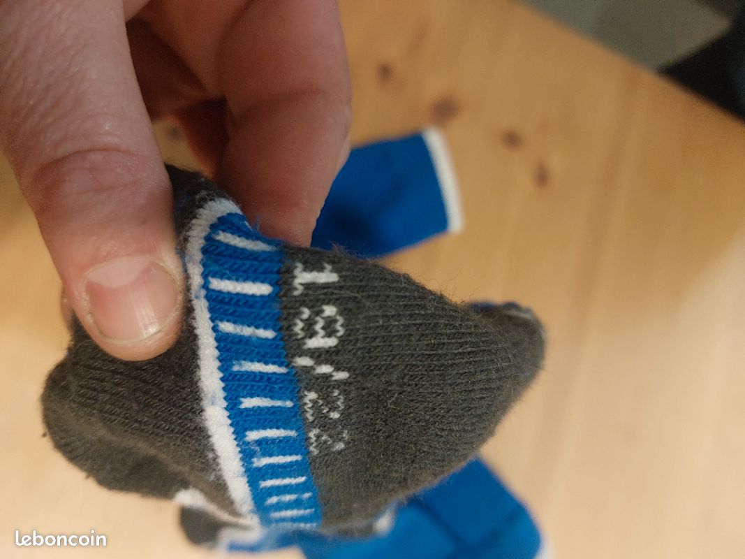 Lot 2 paires chaussettes ski 19-22 (image 2)