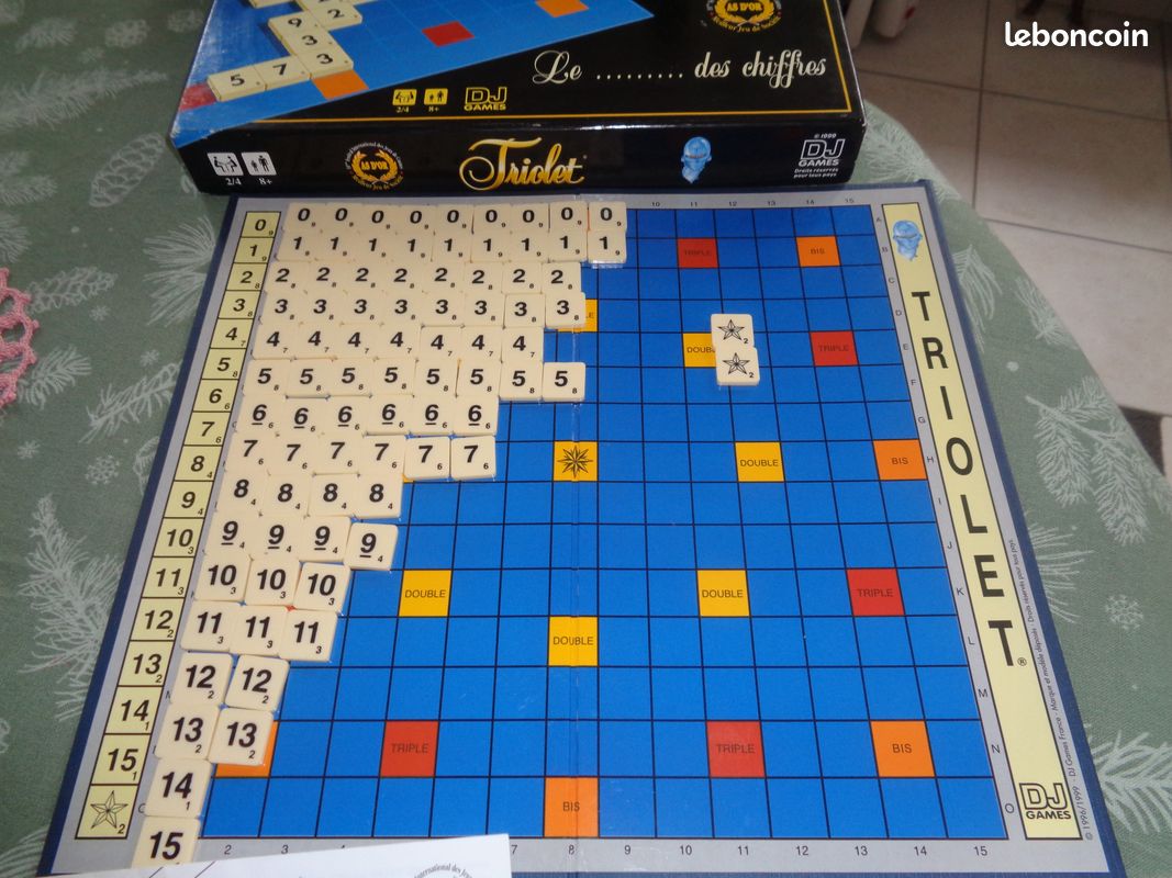 Ancien jeu de Chiffres TRIOLET DJ GAME (image 2)