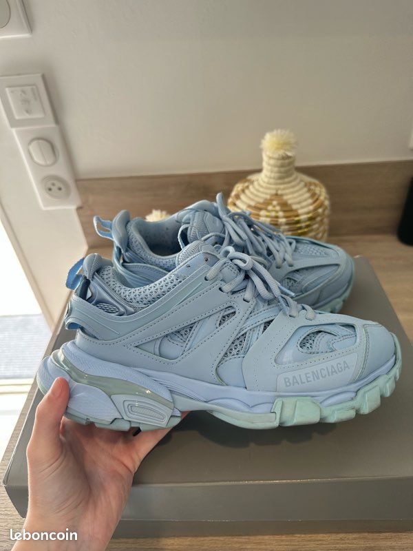Baby Blue Basket Balenciaga Bleu Balenciaga Track Light Blue
