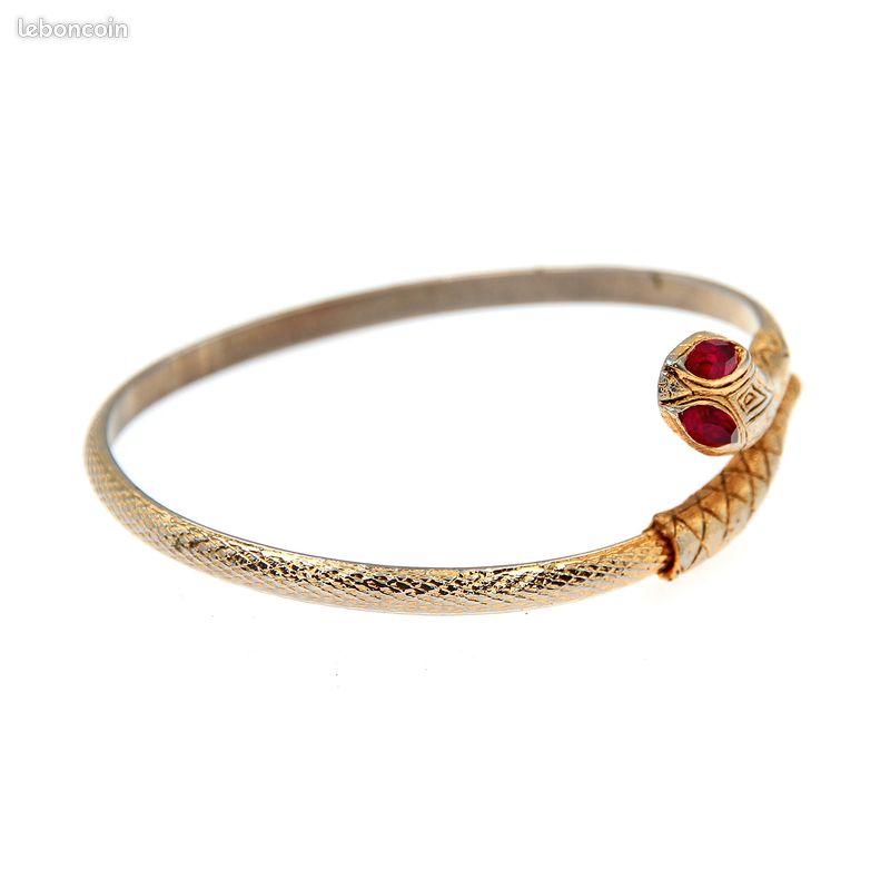 Bracelet Vintage En Métal Doré Rétro - Pièce Unique Pour Collectionneurs, Occasion