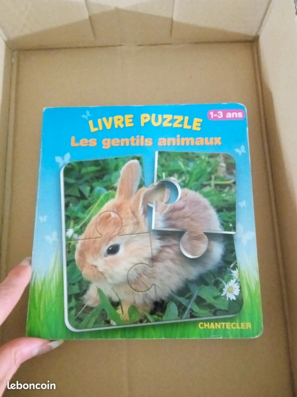 Livre Puzzle " Les gentils animaux " Collection Chantecler / Envoi possible (image 1)