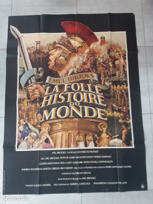 Affiche originale 160 x 120 film La folle histoire du monde (image 1)