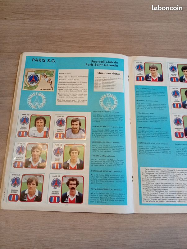 Album COMPLET FOOTBALL 1982 - ENGLAND PANINI