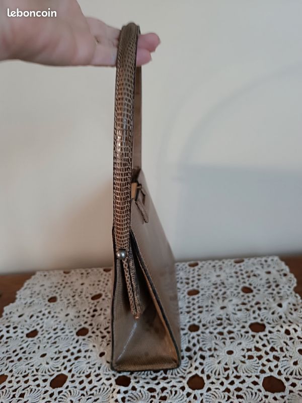 Sac à main Berma Paris Lézard véritable (image 3)