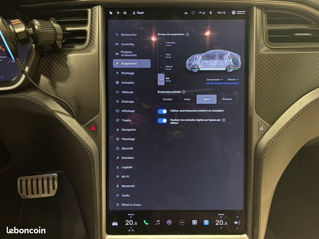 TESLA MODEL-S P100DL ELECTRIC 795CH 100KWH PERFORMANCE LUDICROUS 4WD DUAL-MOTOR BVa (image 18)