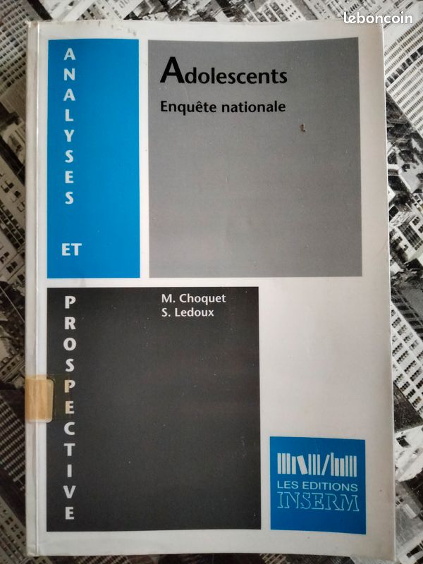 Adolescents Bouquin Livre Analyses et prospective enquête ados (image 1)