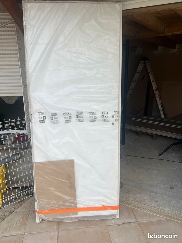 Porte post formé 83 cm blanche (image 1)
