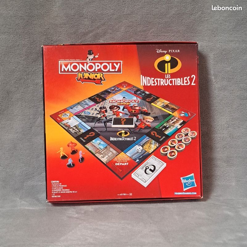 Jeu de Plateau Monopoly Junior Les Indestructibles 2 Hasbro Gaming (image 3)