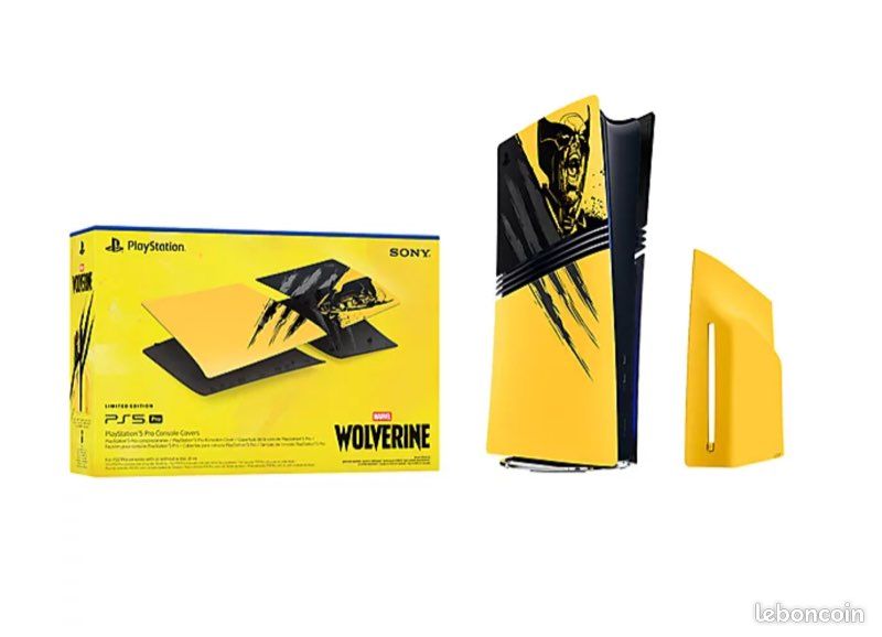 Façades pour console PlayStation5 Pro - Édition Limitée Marvel’s Wolverine Jaune combat (image 4)
