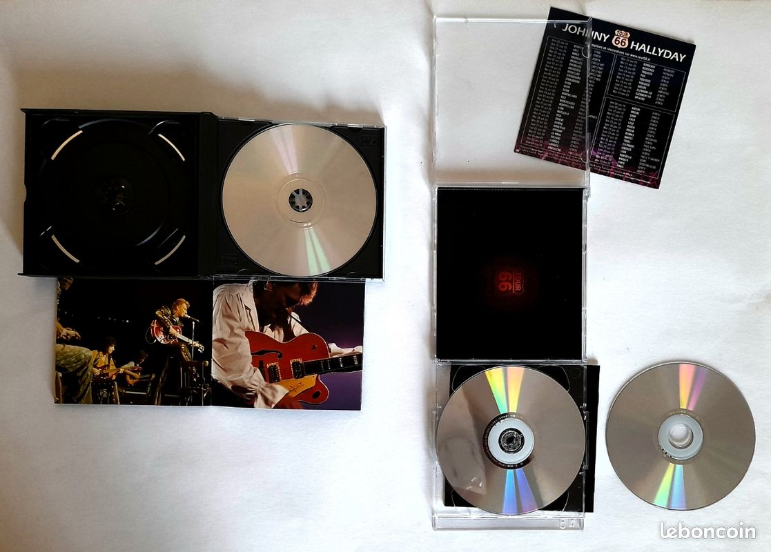 Exc état Lot 2 coffrets X 2 cd originaux JOHNNY HALLYDAY EN PUBLIC BERCY 1992 ET STADE DE FRANCE 2009 EN PUBLIC (image 5)