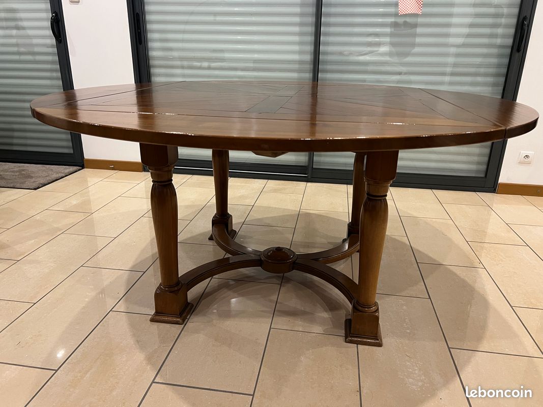 Table René TROTEL en merisier massif (image 2)