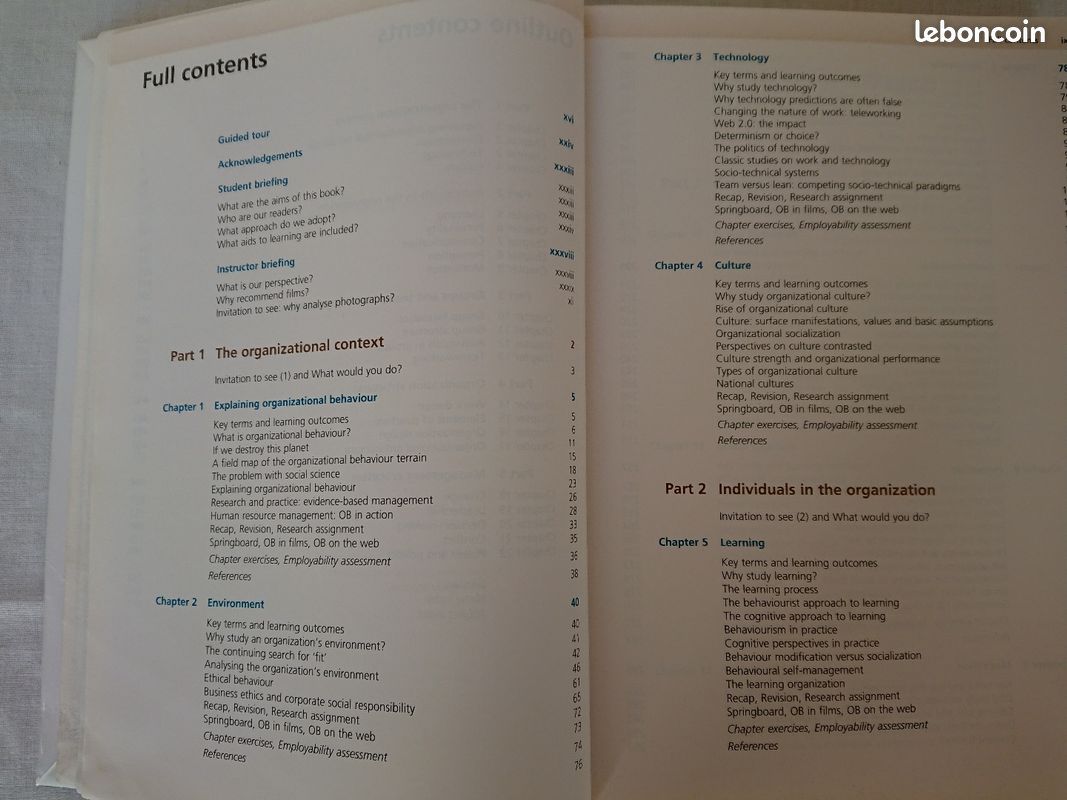 Organizational Behavior de HUCZYNSKI & BUCHANAN (image 3)