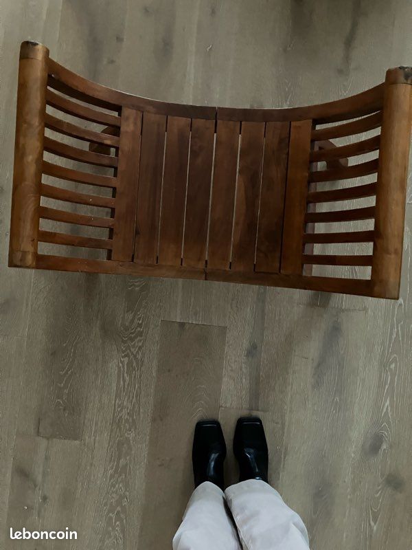 Banc yuyu en teck (image 3)