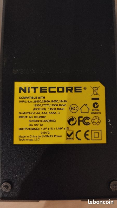 Chargeur de piles Nitecore i2 (image 3)