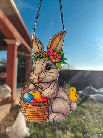 Attrape-soleil En Acrylique Lapin | Décoration Murale Lapin