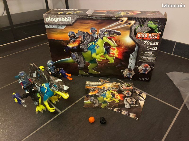 Playmobil Dino Rise 70625 - Spinosaure Et Combattants - Neuf