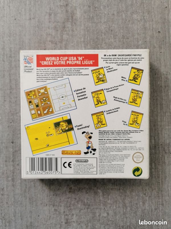 Worldcup usa 94 Game Boy FAH (image 3)