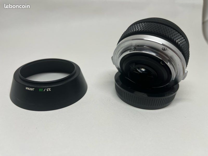Lense Olympus OM Zuiko 28mm F2 (amazing lense, working) (D'occasion) à
