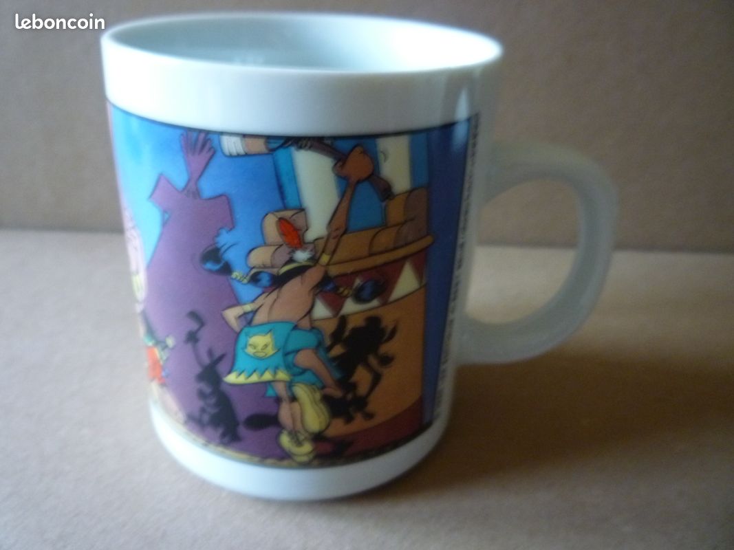 Mug En Porcelaine Astérix Et Obélix - 65 Ans Gâteau, Collection Officielle, Fabriqué En France