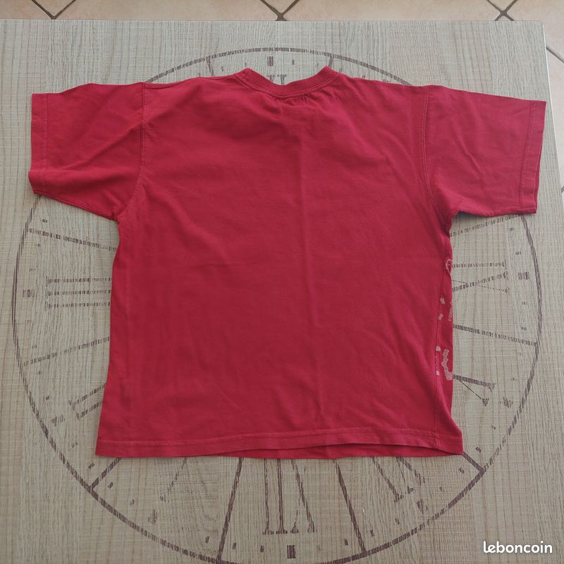 T-shirt IKKS Garçon - Taille 8 Ans - Gris - Coton - Occasion Très Bon état
