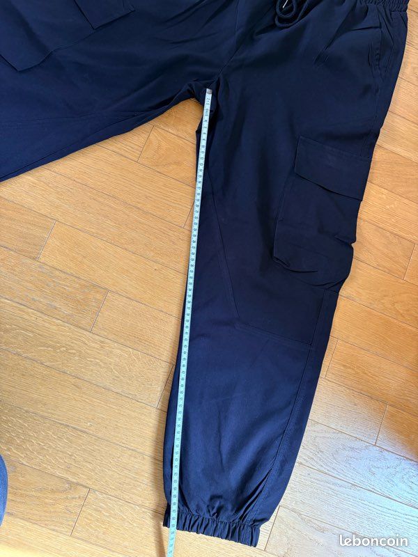 Pantalon cargo taille L noir homme /ado (image 6)