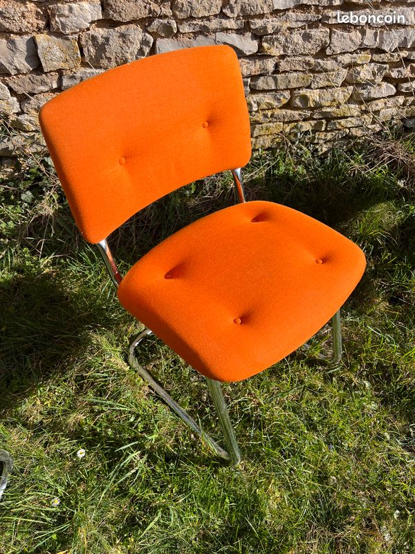 Lot de chaises Strafor Steelcase - orange (image 2)