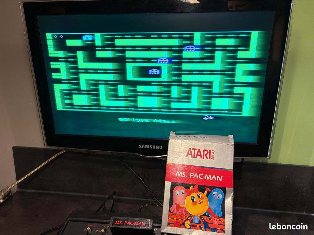 Jeu Atari Pac-Man - Cartouche Seule - Bon état