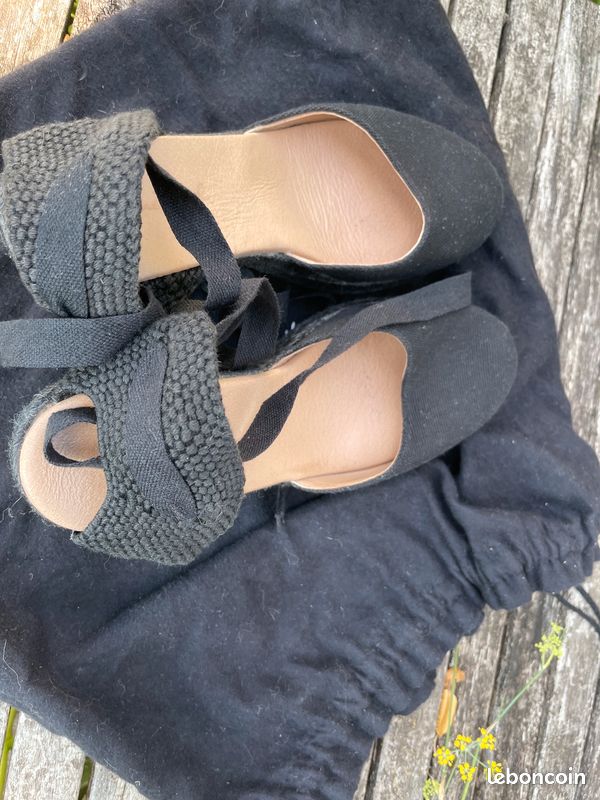 Espadrilles compensées Agnes B (image 4)