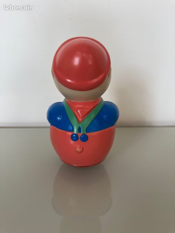Culbuto Chat Vintage Educo - Années 70/80 - Made In France - Hauteur 20 Cm