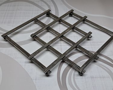 Dessous-de-plat Extensible Vintage En Métal Chromé - Années 1920-1940